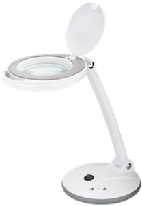 LED lampada d'ingrandimento da tavolo, 6 W, bianco