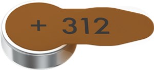 PR41 (312) pila, 6 pezzi in blister