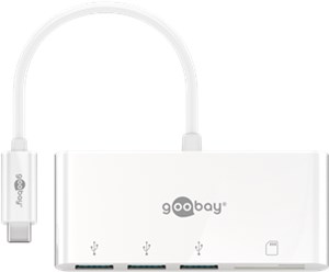 Adapter wieloportowy USB-C™ do 3x USB-A i cardreader