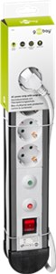 4-Way Surge-Protected Power Strip, 1.4 m