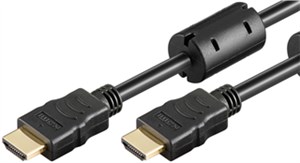 High Speed HDMI®/™ Kabel mit Ethernet (Ferrite)