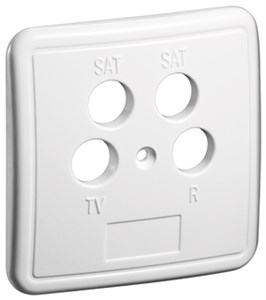 4 holes cover plate for antenna wall sockets