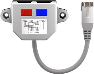 LAN-Kabel-Verteiler (Netzwerkdoppler), Y-Adapter