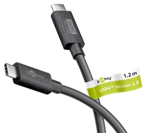 Cavo USB-C™ certificato, USB4™ version 2.0, 240 W, 80 Gbit/s, PD, 1,2 m