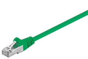 CAT 5e Câble Patch, F/UTP, Vert, 0,5 m