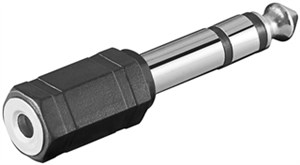 Kopfhörer-Adapter, AUX-Klinke 6,35 mm zu 3,5 mm