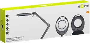 LED-Klemm-Lupenleuchte, 8 W, schwarz LED-Klemm-Lupenleuchte, 8 W, schwarz