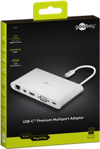 USB-C™-Multiport-Adapter aus Aluminium USB-C™-Multiport-Adapter aus Aluminium
