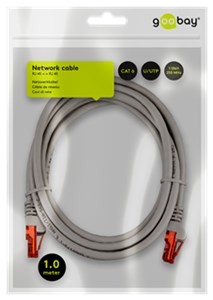 CAT 6 Patch Cable, U/UTP, grey