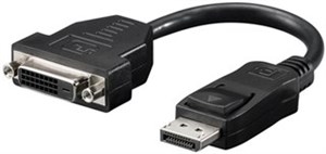 DisplayPort/DVI-D adapter cable 1.2, nickel plated DisplayPort/DVI-D adapter cable 1.2, nickel plated