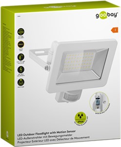 LED-Außenstrahler, 50 W, mit Bewegungsmelder