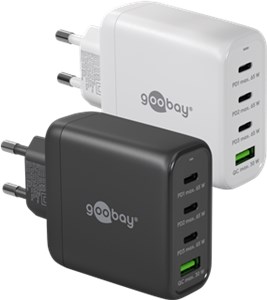 USB-C™ PD GaN Multiport-Schnellladegerät (68 W) weiß