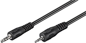 Audio Adapterkabel AUX, 3,5 mm zu 2,5 mm Stereo