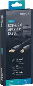 USB-A-auf-USB-B 2.0 Adapterkabel
