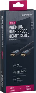 Premium Przewód HDMI™ o dużej szybkości transmisji z Ethernetem