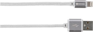 Charge'n Sync Lightning Connector - Steel Line, White