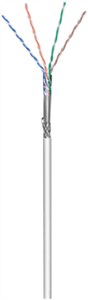CAT 5e network cable, SF/UTP, grey CAT 5e network cable, SF/UTP, grey