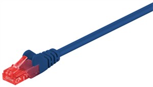 CAT 6 Câble Patch, U/UTP, bleu