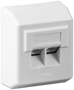 CAT 5e Wall Plate Surface Mounting
