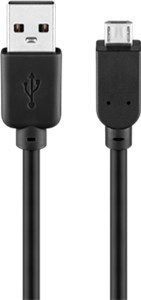 USB 2.0 Hi-Speed Kabel, Schwarz