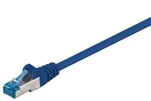 CAT 6A cavo patch, S/FTP (PiMF), blu, 2 m