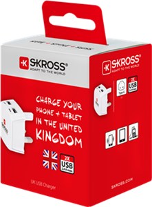Caricabatteria USB Regno Unito
