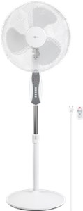 16-inch Pedestal Fan with Remote Control and Timer 16-inch Pedestal Fan with Remote Control and Timer