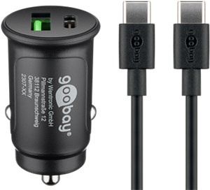 Dual USB Car Fast Charging Set USB-C™ (27 W)