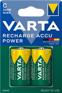 C (Baby)/HR14 (56714) Akku - 3000 mAh, 2 Stk. Blister C (Baby)/HR14 (56714) Akku - 3000 mAh, 2 Stk. Blister