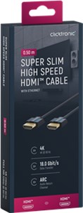 Ultra-Slim High Speed HDMI™ Cable with Ethernet Ultra-Slim High Speed HDMI™ Cable with Ethernet