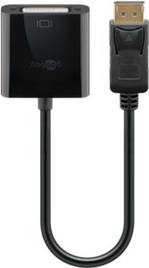 DisplayPort™/DVI-D Adapter Cable 1.2, nickel-plated DisplayPort™/DVI-D Adapter Cable 1.2, nickel-plated