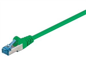 CAT 6A Patchkabel, S/FTP (PiMF), Grün