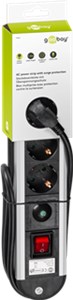 4-Way Surge-Protected Power Strip, 1.4 m