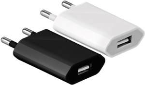 Caricatore USB (5 W) nero