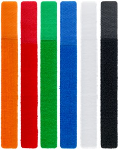 Cable Management Set with Hook-and-Loop Fastener