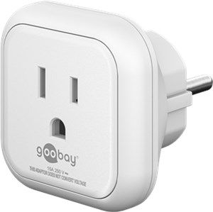 Adaptateur de Voyage USA/Japon vers Europe, blanc