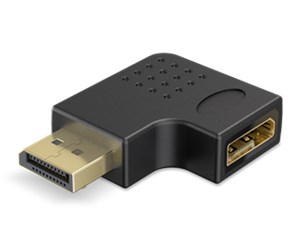 DisplayPort™ Angled Adapter 90° Right