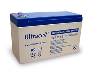 Lead acid battery 12 V, 7,2 Ah (UL7.2-12)