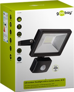 LED Außen-Flutlichtstrahler mit Bewegungsmelder, 20 W LED Außen-Flutlichtstrahler mit Bewegungsmelder, 20 W