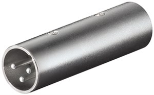 XLR-Adapter/-Kupplung, Stecker zu Stecker