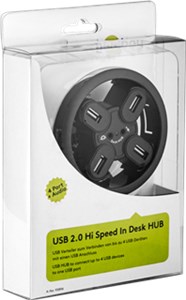 4 port USB 2.0 Hi Speed In-Desk HUB + audio