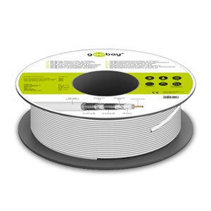 120 dB cavo coassiale SAT, 4x schermato, CCS