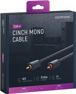 Cinch-Kabel, mono