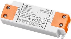 Transformateur LED 12 V (DC)/20 W