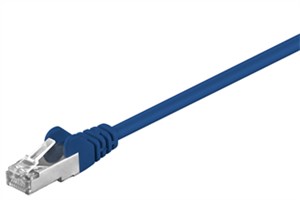 CAT 5e Patchkabel, F/UTP, blau