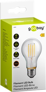 Lampadina a filamento LED, 4 W Lampadina a filamento LED, 4 W