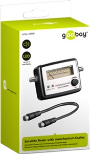 Satellite Finder with Mechanical Display + Acoustic Signal Tone (Buzzer)