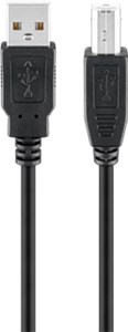 USB 2.0 Hi-Speed Kabel, schwarz