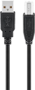 USB 2.0 Hi-Speed Cable, black