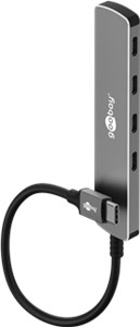 Slim 4-Port Hub USB, USB-C™ vers USB-C™, 5 Gbit/s